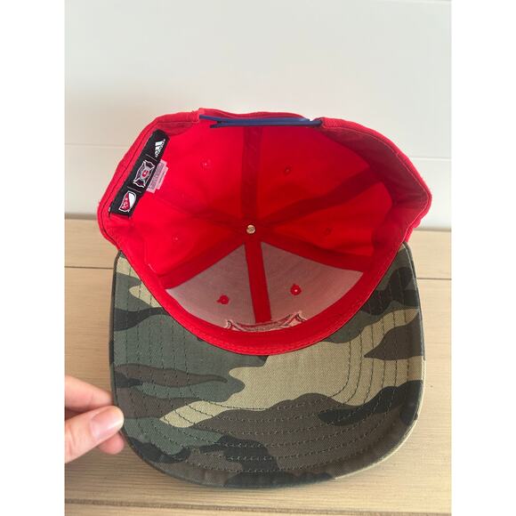 Chicago Fire Youth Snapback Cap MLS Camo red Adjustable Back Embroidered - Picture 5 of 8